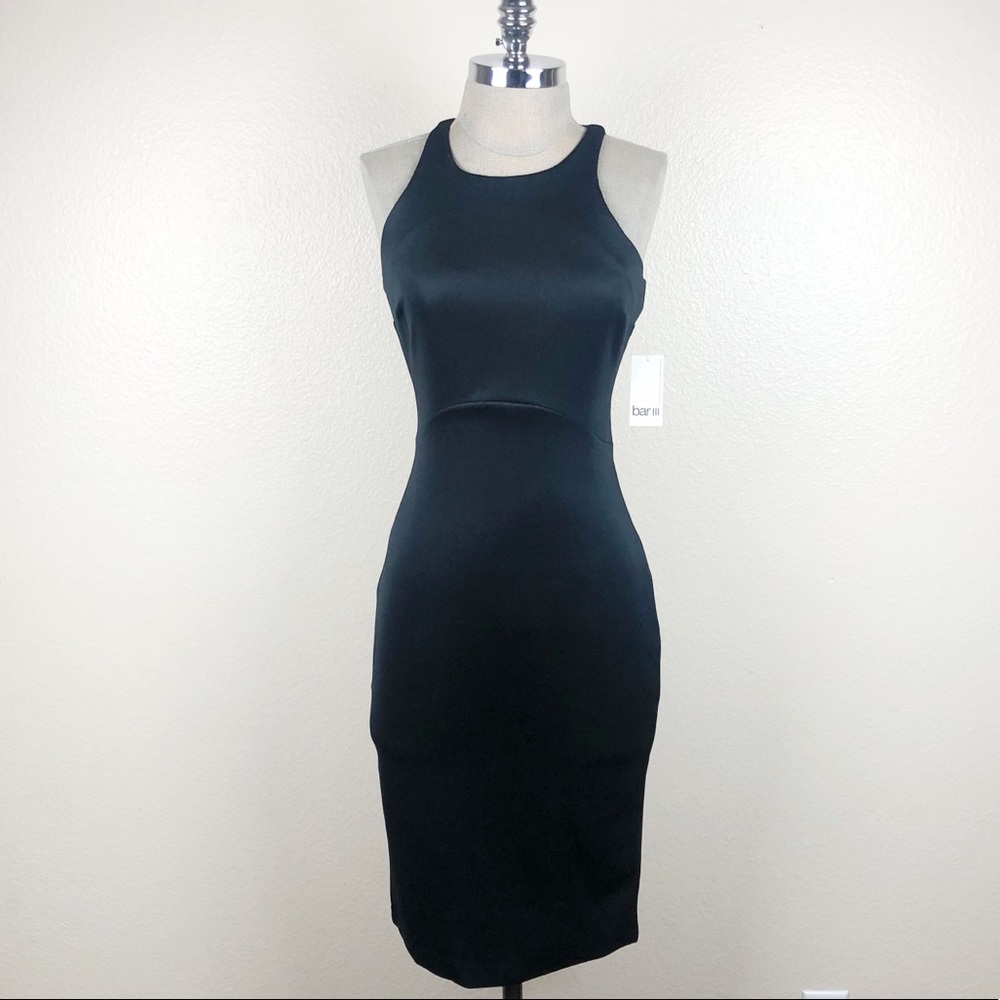 Bar III Exposed Zipper Dress